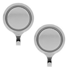 Attract Pinch-Free Magnetic Wreath Hanger Silver - Set of 2 Magnets - for u...