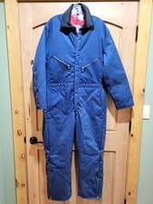 Walls Blizzard Pruf Insulated Coveralls Navy Large Short 42-44 Vintage 90 s USA