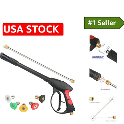 #ad Versatile 4000 PSI Pressure Washer with 19quot; Extension Wand amp; Color Coded Nozzles $59.99