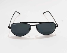 Ray-Ban RB3625 New Aviator Polished Black Frame Dark Grey Lens 58mm Unisex
