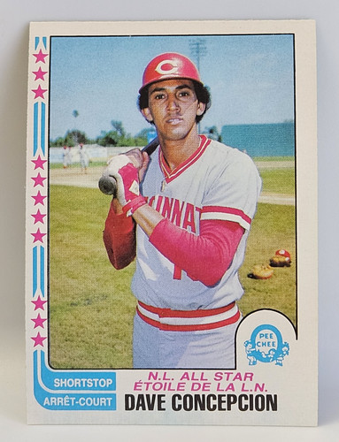 Dave Concepcion #340 1982 O Pee Chee card