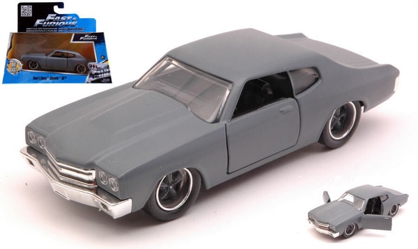 Jada 1/32 Toys Doms Chevy Chevelle Ss 1970 Fast Furious Statisches Modell-image