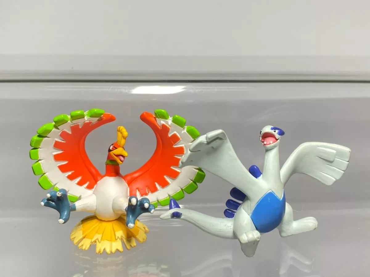 Ho-Oh & Lugia(2 pcs)Pokemon Monster Bandai Clipping Collection Figure Toy  Japan.