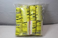 Lot of 11 Spinnerin Shag Rug Yarn Yellow "Lt Lime" Acrylic 4" Long