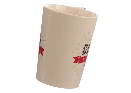 SHAVING MUG - BARBER/SHAVING MOTIF - SHAVING CREAM HANDLE - NEW - FREE UK P&P! - Picture 4 of 7