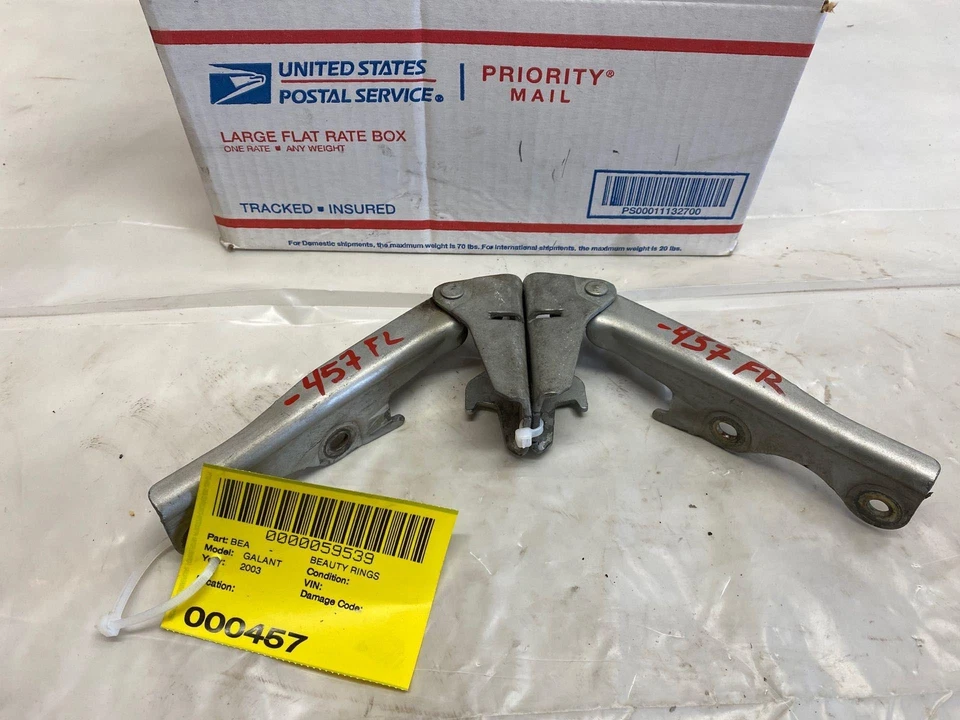 1999 - 2012 MITSUBISHI GALANT Bonnet Panel Hood Hinge Left & Right Side Used - Image 2 of 4