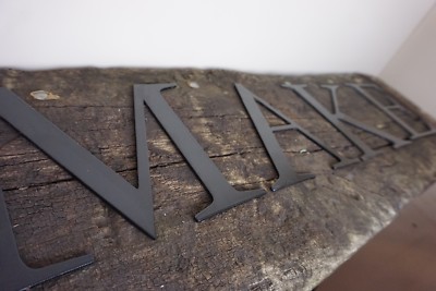 Metall Buchstaben Schild Schriftzug extra großes Buchstabensymbol (jede Farbe) 300 mm 12 Zoll