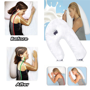 Sleeper Side Pillow Sleep Buddy Wedge Bed U Shaped Protection