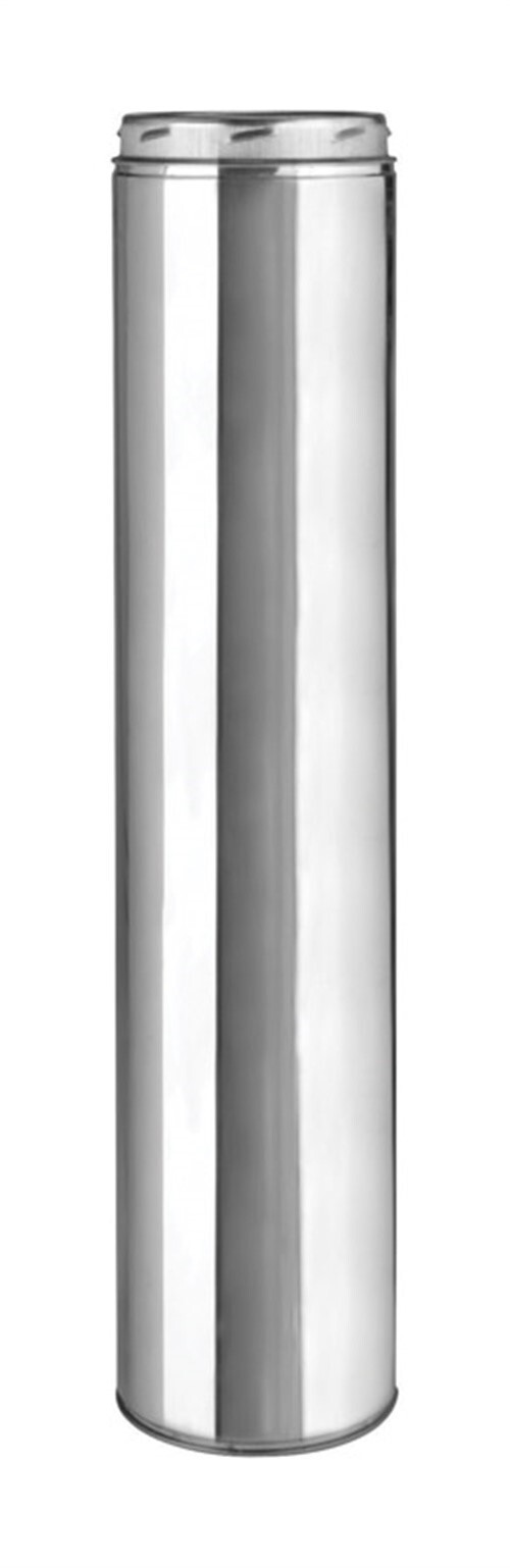 Selkirk 8"x48" Double Wall Chimney Pipe, UL Listed, 2100°F Rated, All-Fuel Use