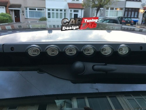 3rd LED Bremslicht Klarglas Schwarz FÜR Smart Fortwo Cabrio Coupe 451 ab 07-14 - Picture 5 of 12