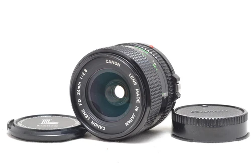 [MINT] Canon New FD 24mm f/2.8 MF Wide Angle Lens from Japan #7142