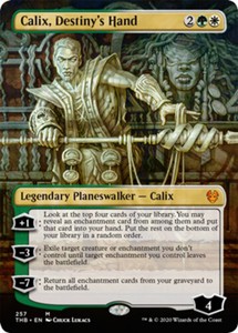 Calix, Destiny's Hand - Foil - Borderless x1 - Theros Beyond Death - NM-Mint, En
