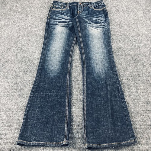 Soundgirl Bootcut Jeans Juniors 7 Dark 