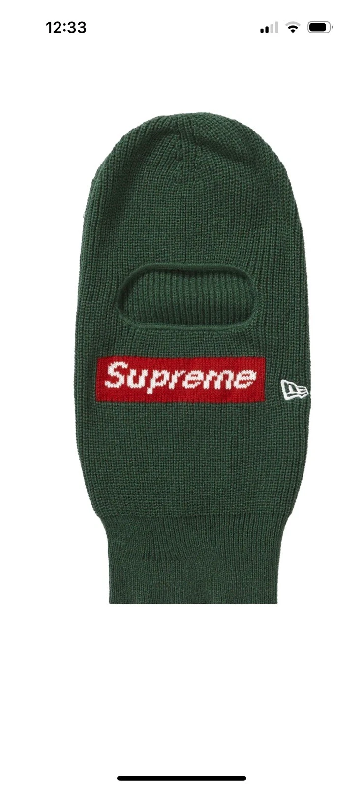 Supreme New Era boîte logo cagoule vert FW21 NEUF DANS SON SAC EXPÉDIÉ DÈS QUE POSSIBLE