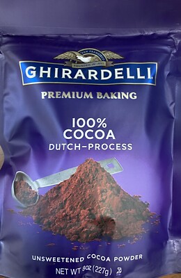 GHIRARDELLI Premium Baking DUTCH PROCESS 100% Unsweetened Cocoa Powder oz  Bag - Main Image