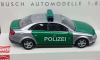 Busch 49202 Audi A4 Limousine Polizei Ho 1:87 Neu