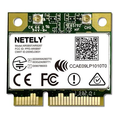 IEEE 802.11N Mini-PCIE Interface 300Mbps WiFi Adapter for Laptop PCs and Desk...