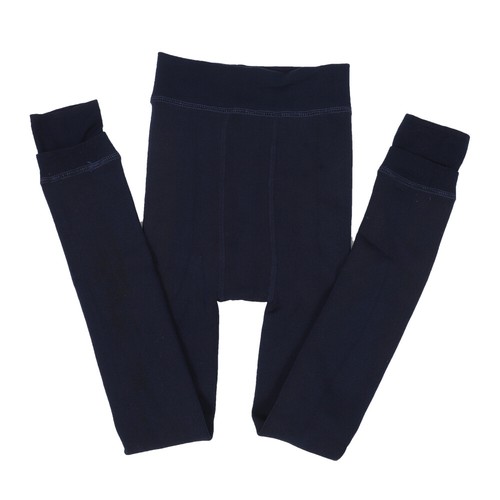 Women's Winter Warm Elastic Leggings 200g (Navy Blue)