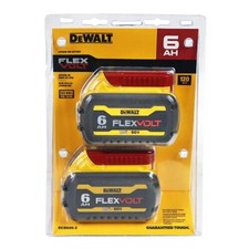 Dewalt DCB606-2 Flexvolt 20V/60V MAX Battery, 6.0-Ah - 2 Pack