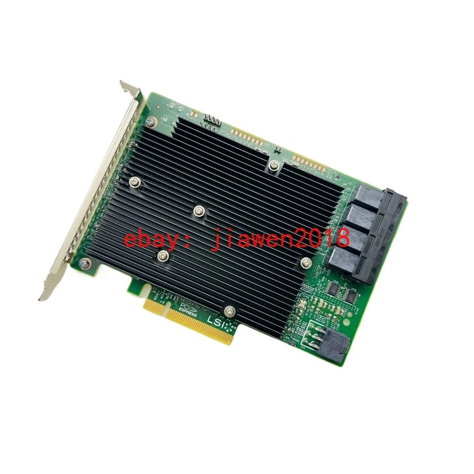 LSI IT Mode SAS9300-16i 16-Port 12Gb/s SAS-3 SAS/SATA HBA ZFS TrueNAS UnRAID - Image 2 of 4
