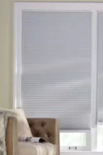 Home Decorators Collection Shadow White Cordless Blackout Cellular Shades 44X64