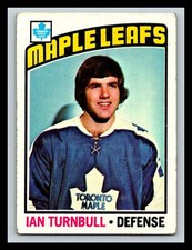 1976-77 TOPPS #39 IAN TURNBULL TORONTO MAPLE LEAFS