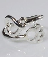 Ring Orma, 925 Silber Verstellbar Herz Luce