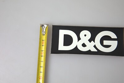 DOLCE & GABBANA Patch Black White D&G Sticky for Sneakers