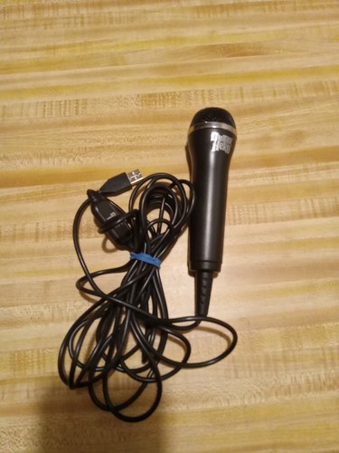 Guitar Hero USB Microphone E-UR20 Xbox 360 PS3 Wii Tested Working