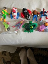 COMPLETE SET MCDONALDS 1995 SPIDERMAN 8 total 