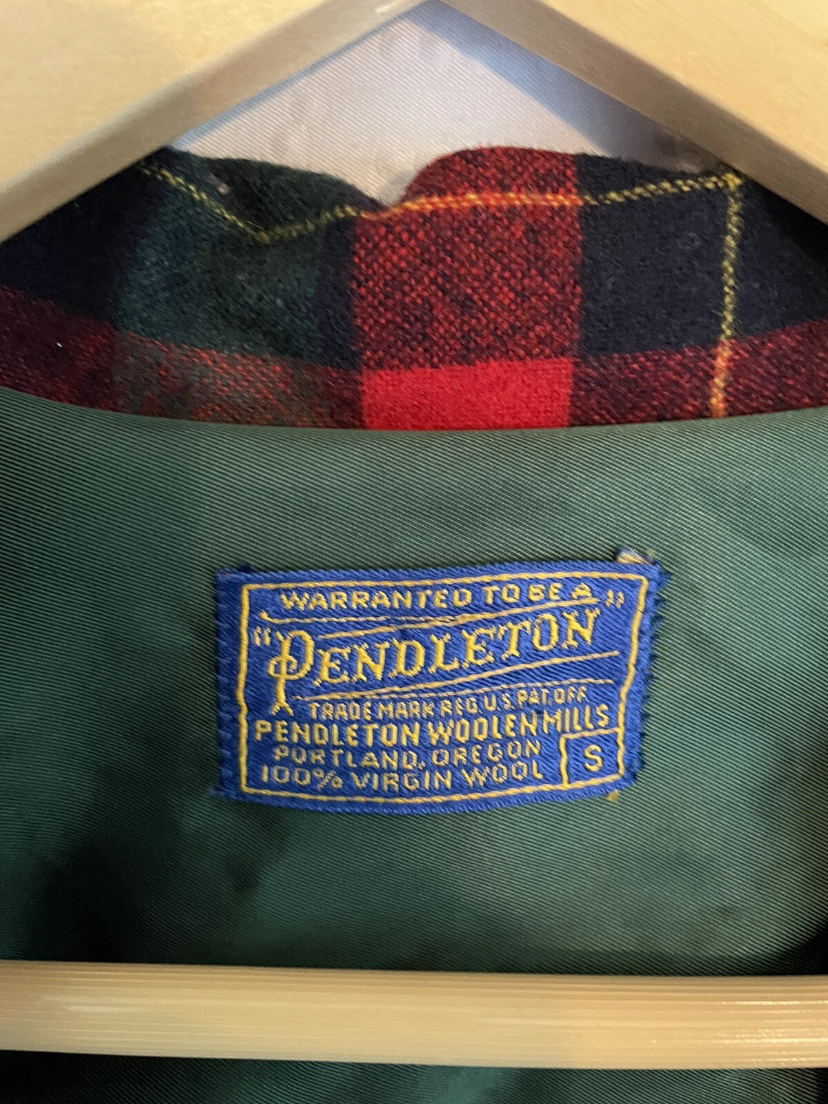 Vintage Pendleton Men's Jacket S Blazer Plaid Shi… - image 5