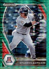 2021 Panini Prizm Draft Picks - Green #PDP82 Branden Boissiere (RC)