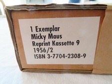 Ehapa Verlag Micky Maus Reprint Kassette 9 1956/2 1996 - 2001 original verpackt