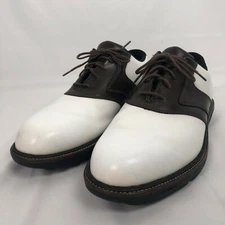 Reebok Leather Saddle Golf Shoes Mens Size 8 Wide