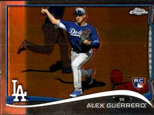 2014 Topps Chrome #14 Alex Guerrero RC Los Angeles Dodgers