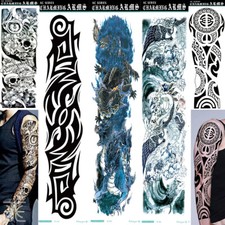 1-5 Pcs Man Women Tattoo Art Sticker Waterproof Sleeve Temporary Arm Body US