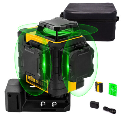 Kaiweets 3D automatic laser levels laser level green 360 construction vs  dewalt | eBay