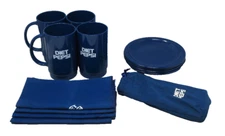 Diet Pepsi Cola Silverware Plates Cups And Napkins For Picnic Basket 24 Count