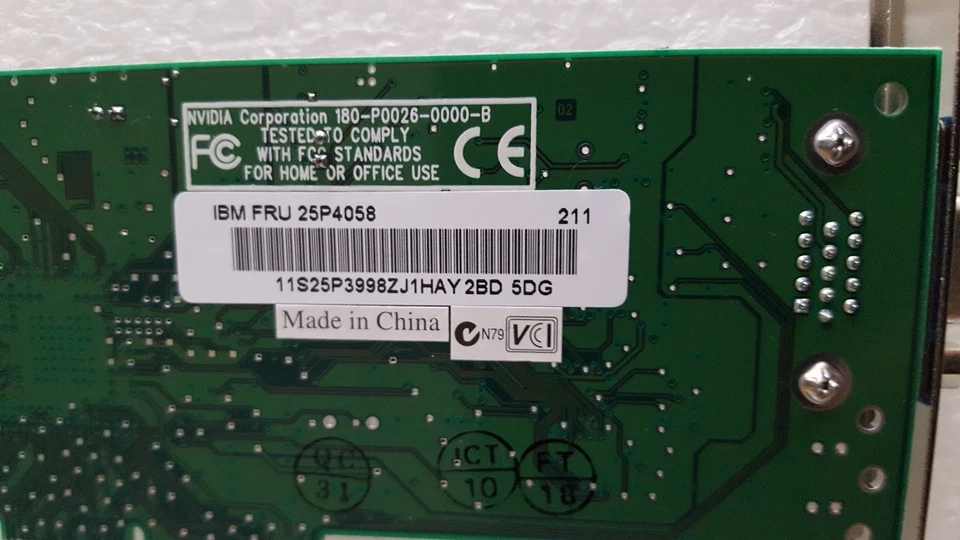 Nvidia Vanta 16MB AGP Video Graphics Card (IBM FRU 25P4058) - Image 4 of 4