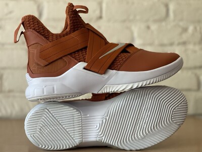 Nike LeBron Soldier 12 TB Men Size 11.5 Texas Clay Orange Basketball AT3872-803