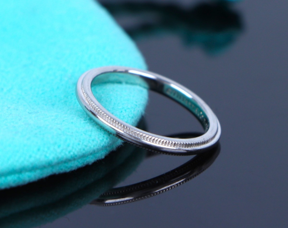 Tiffany Together Tiffany Milgrain Wedding Band Ring Tiffany Co