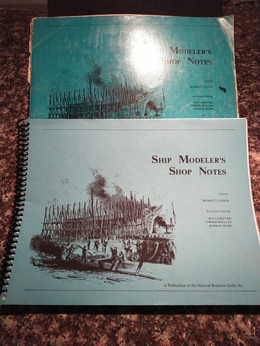 SHIP MODELER'S SHOP NOTES 1983 SECOND~1998 FOURTH EDITION SOFT COVER 2 BOOKS - Picture 2 of 17