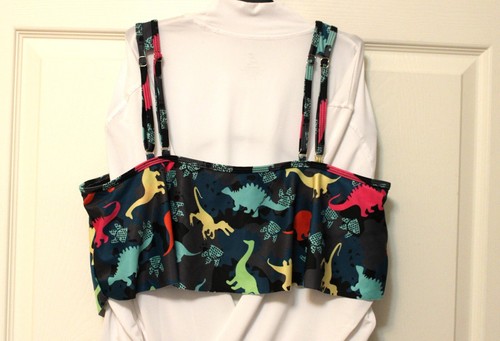 Women's Dinosaur Swim Top, Removable Pads, Size 3XL, Multi Color, NWOT - Picture 5 of 8