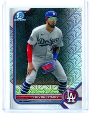 Luis Rodriguez 2022 Bowman Chrome Prospect MOJO REFRACTOR #BCP47 Dodgers Rookie
