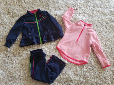 baby girl under armour jacket