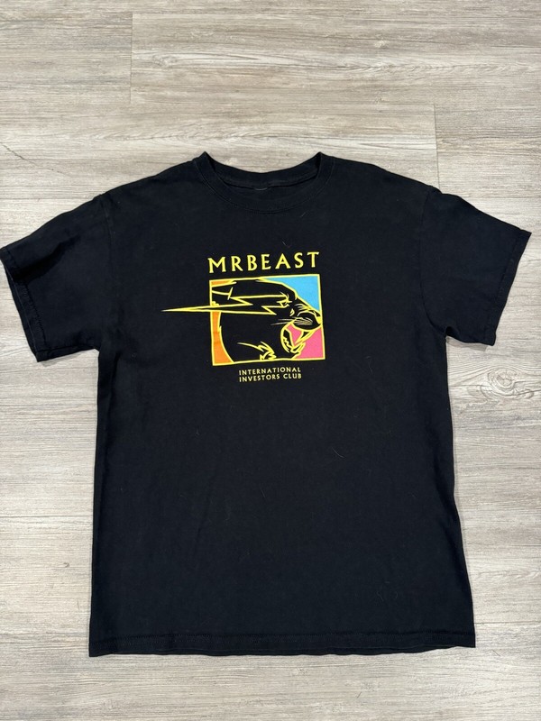 Mr Beast Merch T-Shirt International Investors Club YouTube Medium