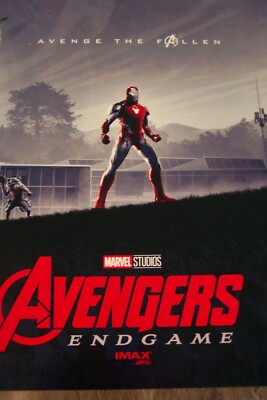 Marvel AVENGERS ENDGAME Avenge The Fallen IMAX PROMO POSTER PRINT