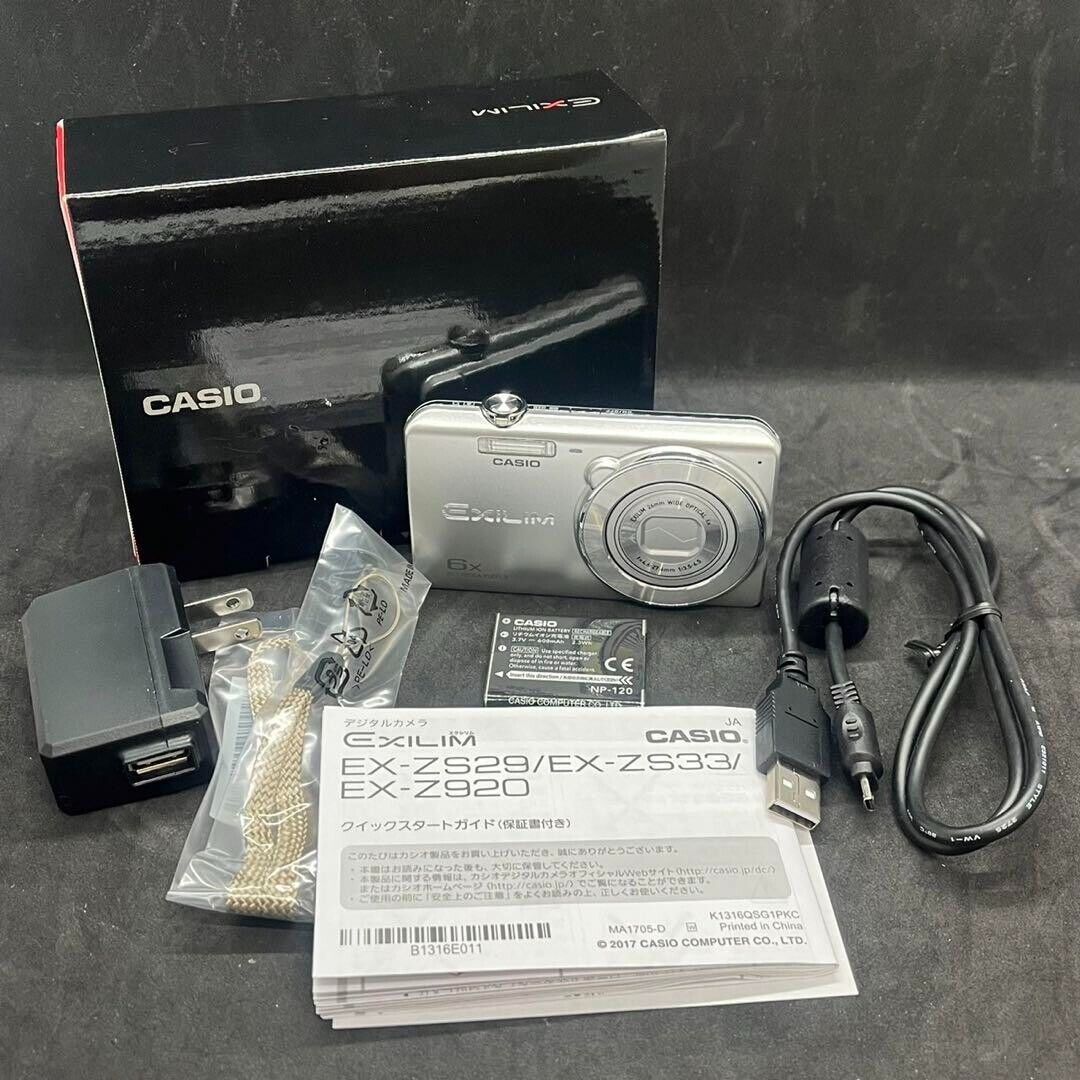 CASIO EXILIM EX-ZS29 Silver Digital Camera Includes all CASIO EXILIM EX-ZS29 Silver Digital Camera Includes all