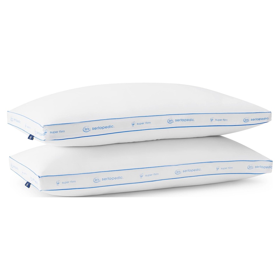 Sertapedic Super Firm Bed Pillow, King, 2 Pack eBay