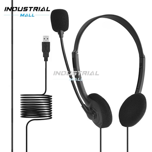 USB Universal Gaming Headset With Microphone Noise Cancelling For PC Laptop AUS - Photo 13/13